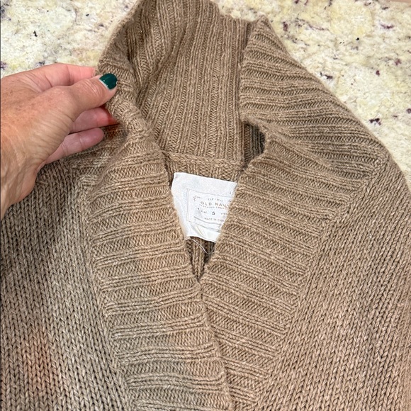 Old Navy Lambs wool blend open cowl neck sweater - Picture 8 of 11